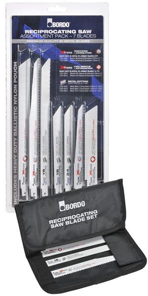 BORDO RECIPROCATING SAW BLADE ASSORTMENT PACK 